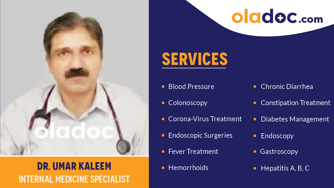 Services provided by Dr.Umar Kaleem